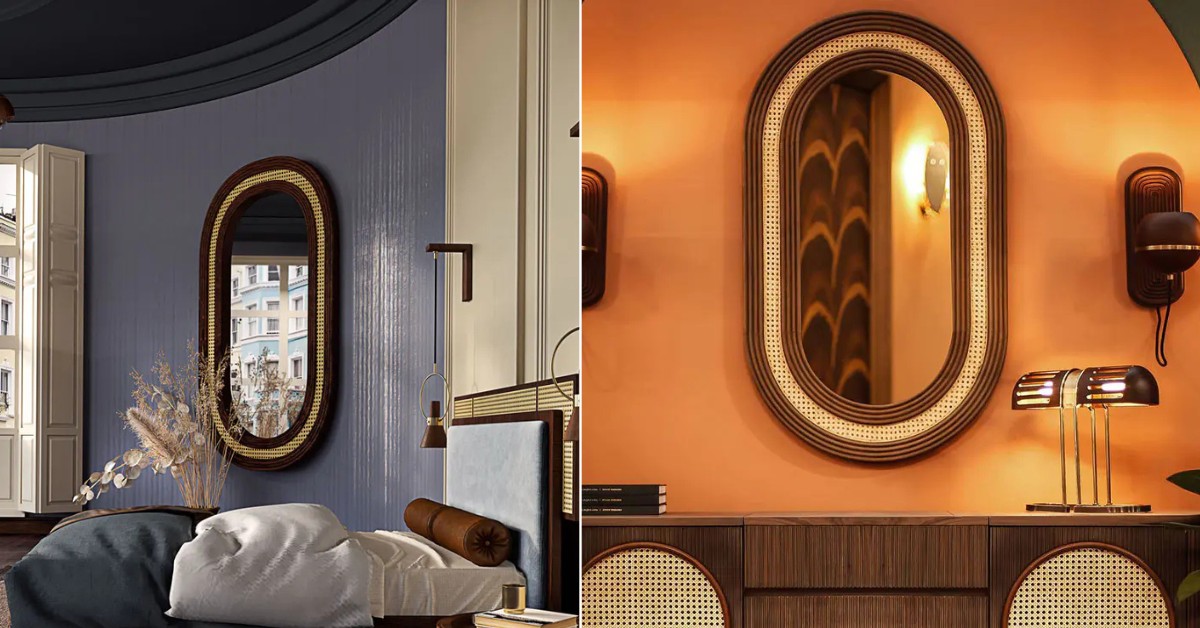 oval wall mirror