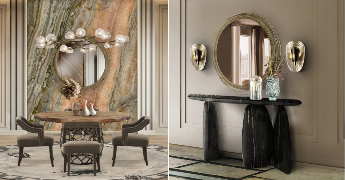 gold mirror for wall