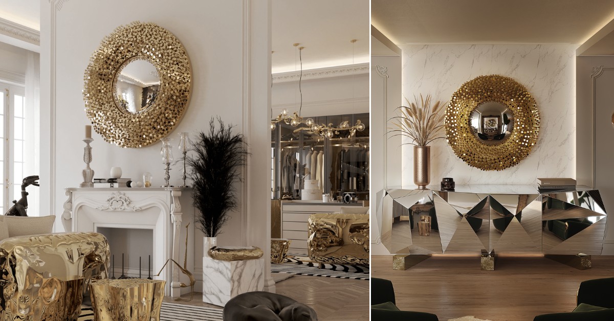 round wall mirror