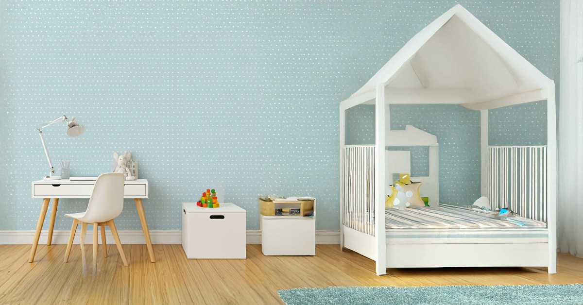 polka dots wallpaper for room