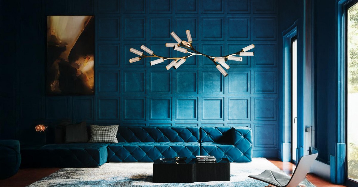 Mid-Century modern chandelier