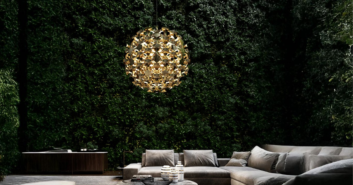 Outdoor chandelier