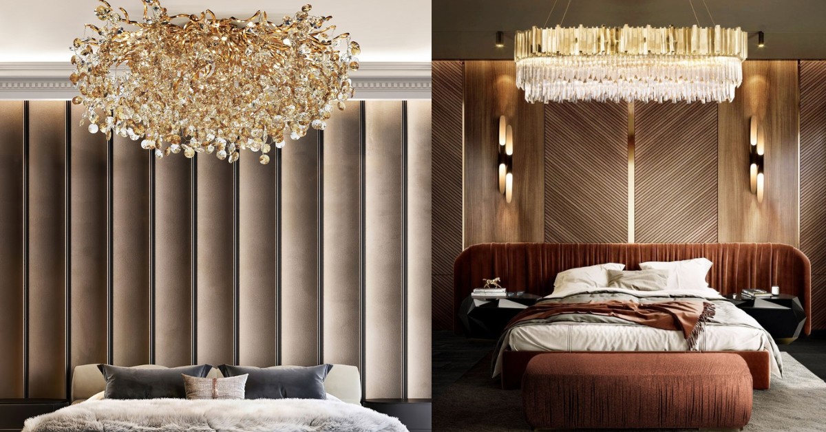 bedroom chandelier lighting