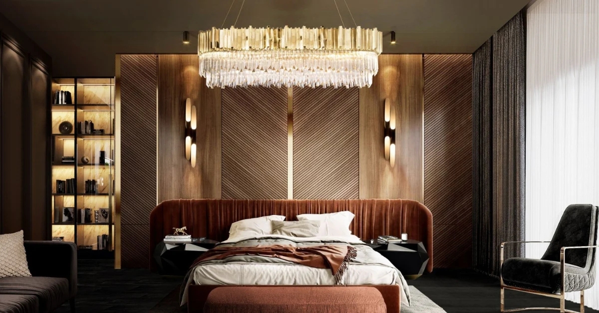 bedroom chandelier