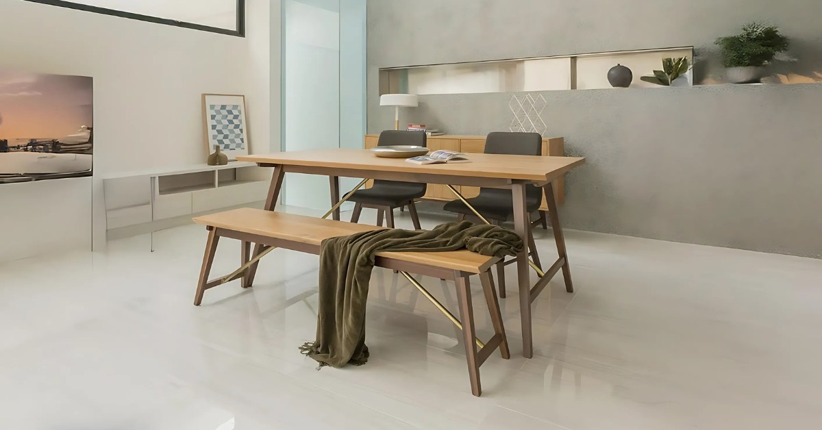 bench for dining table