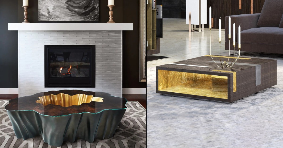 wooden coffee table