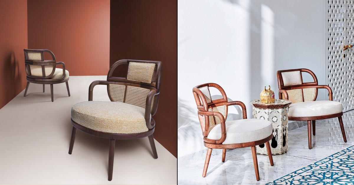 Wooden armchair