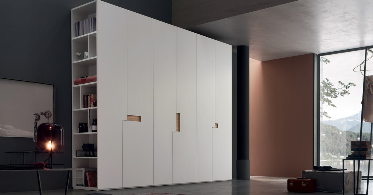 wooden wardrobe