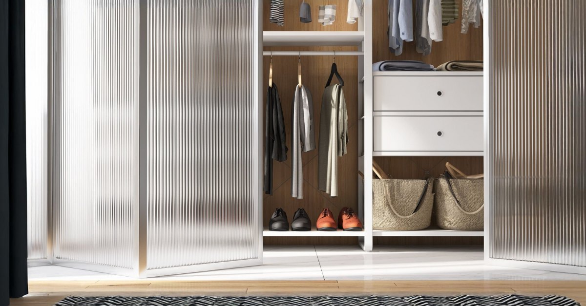 Metal wardrobe