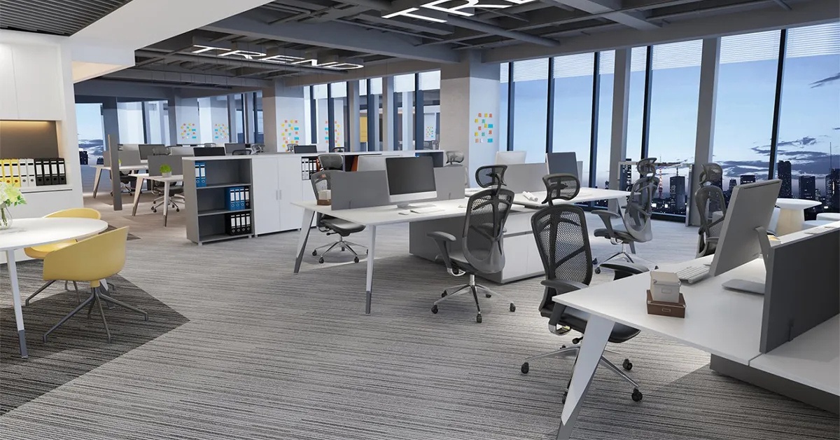 Open office interior
