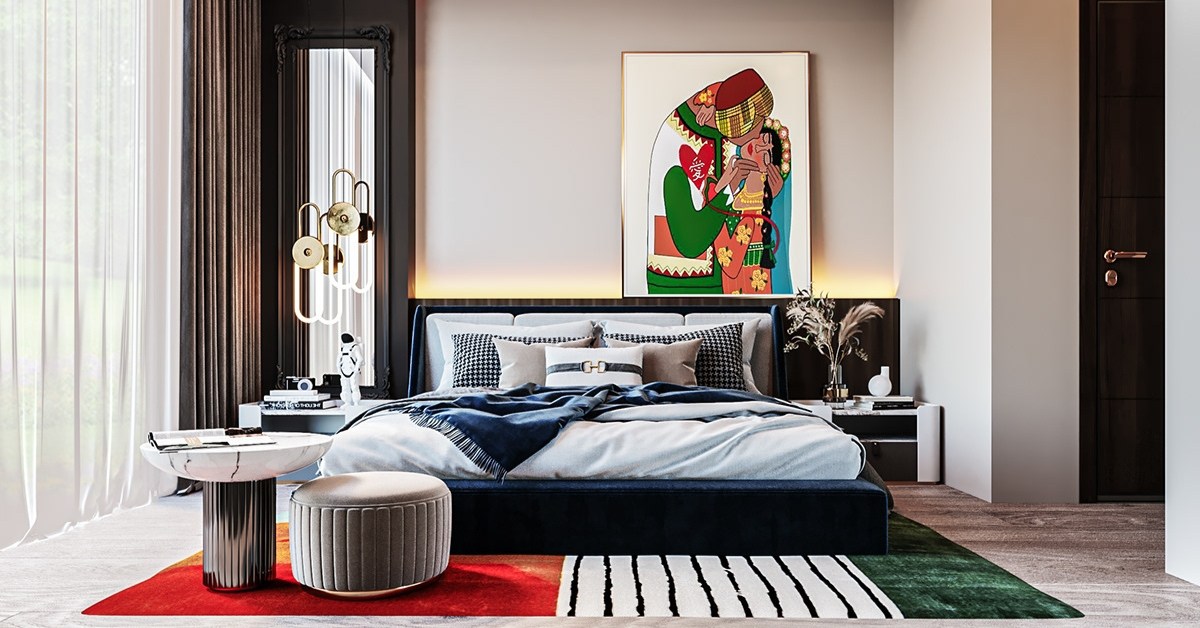 bedroom color and finish
