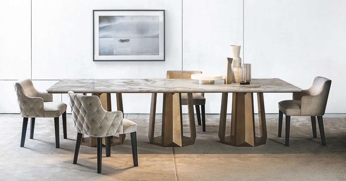 marble dining table