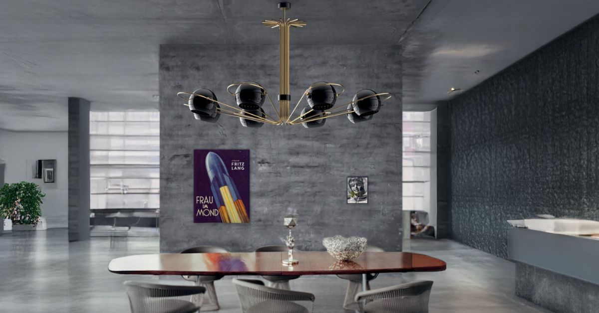 Black and Gold Chandelier