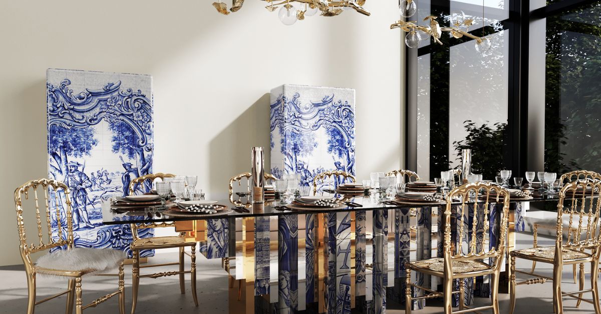 glass dining room table design