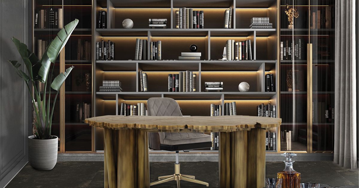 Fortuna executive desk with drawers