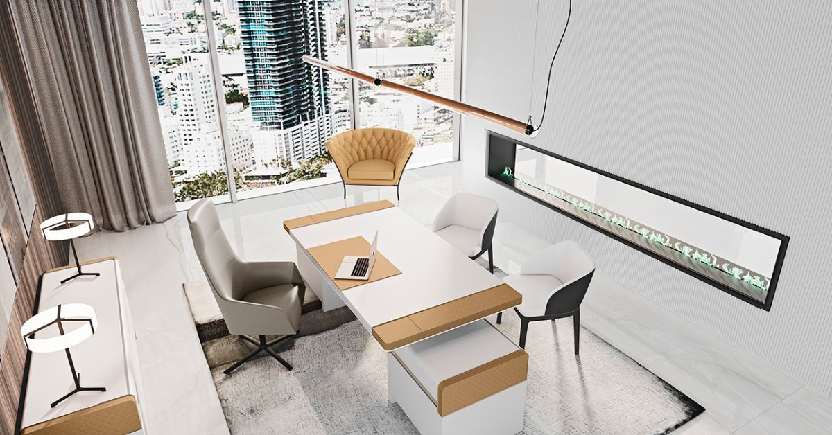 simple office table design