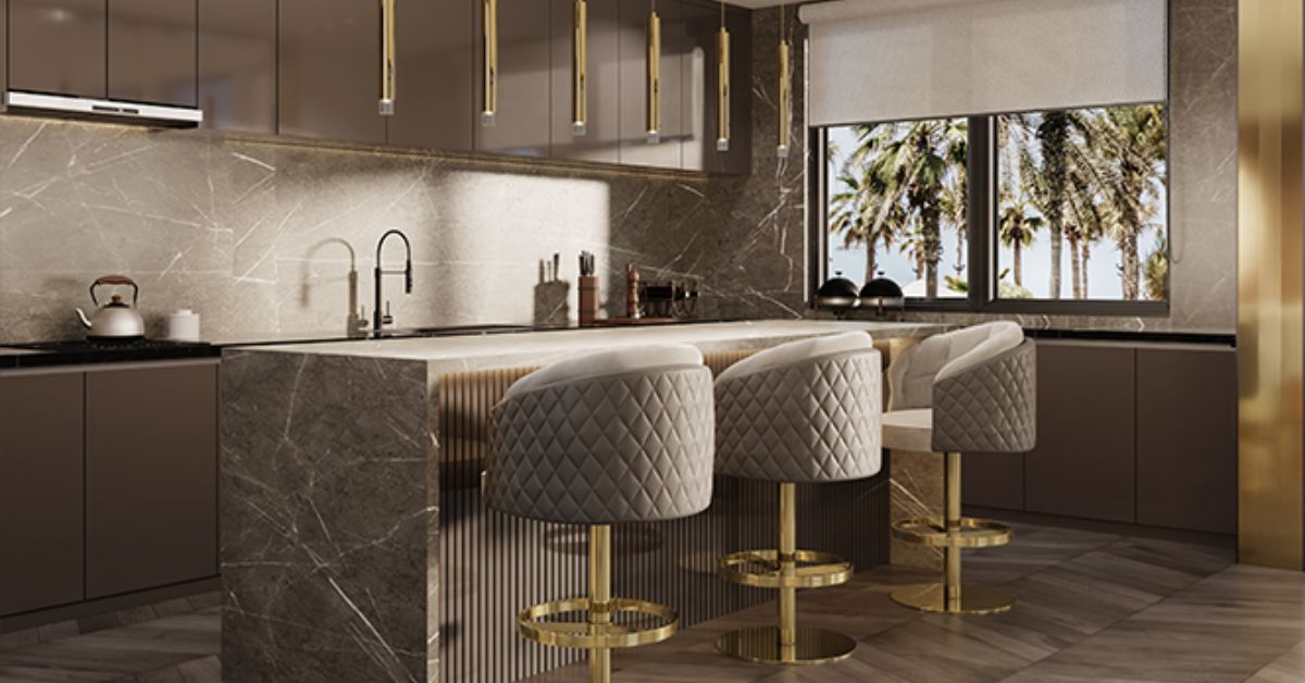 luxury minimalist kitchen