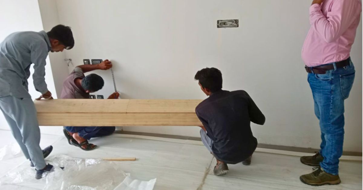 Installation for hotel furniture