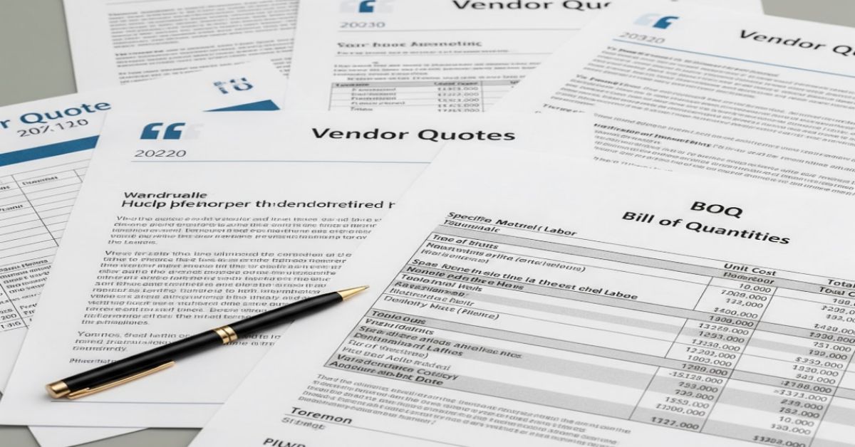 BOQ Before Starting the Procurement