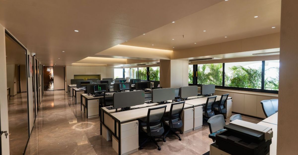 Open office space concept
