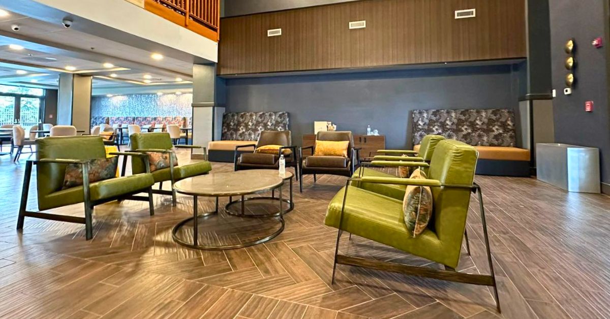 Hotel sofa foam density