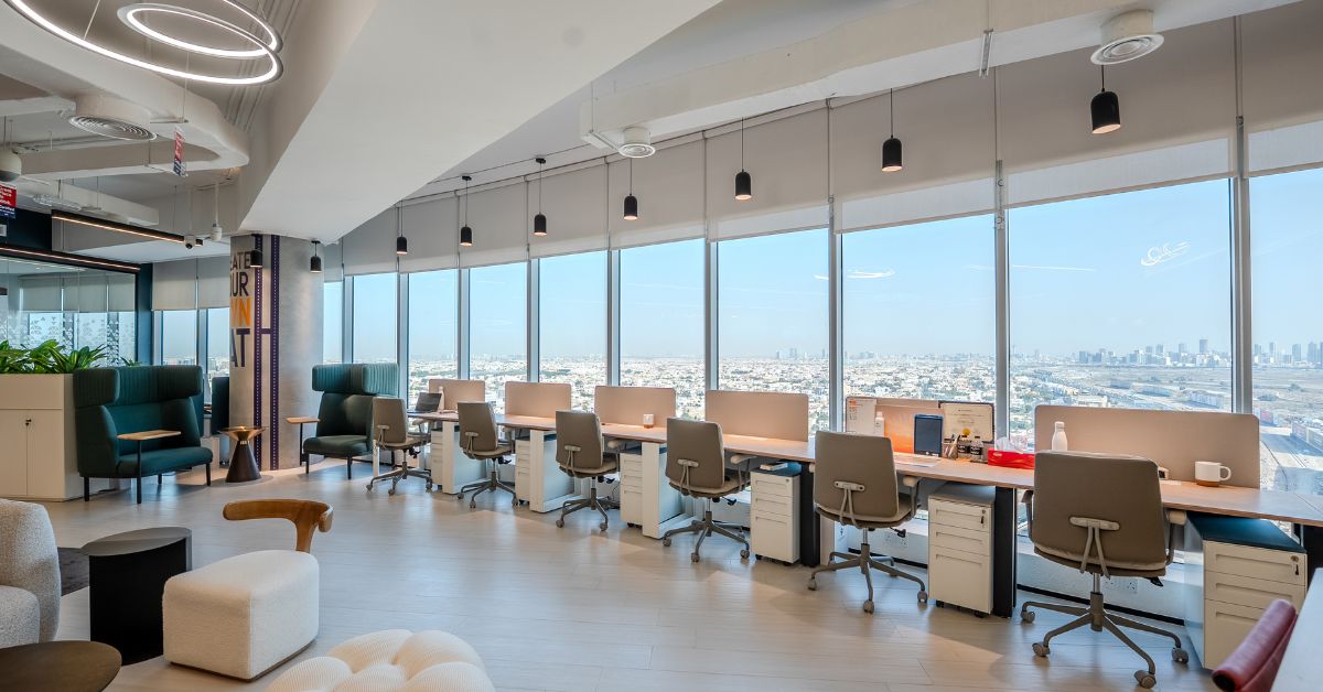 Office workstations in Ahmedabad for corporate office - cluster seating