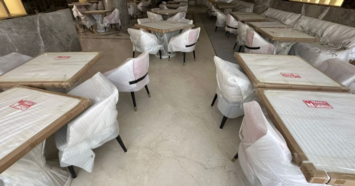 export packaging and shipping damage cost hotel FF&E Dubai