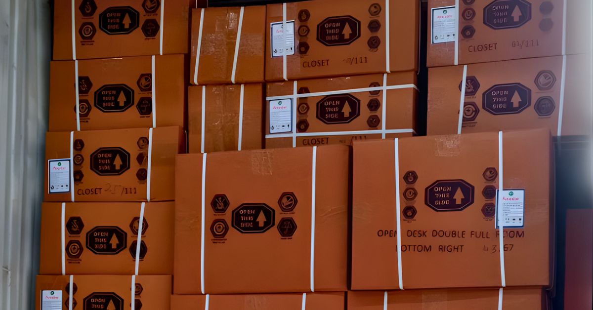 furniture packing and palletization