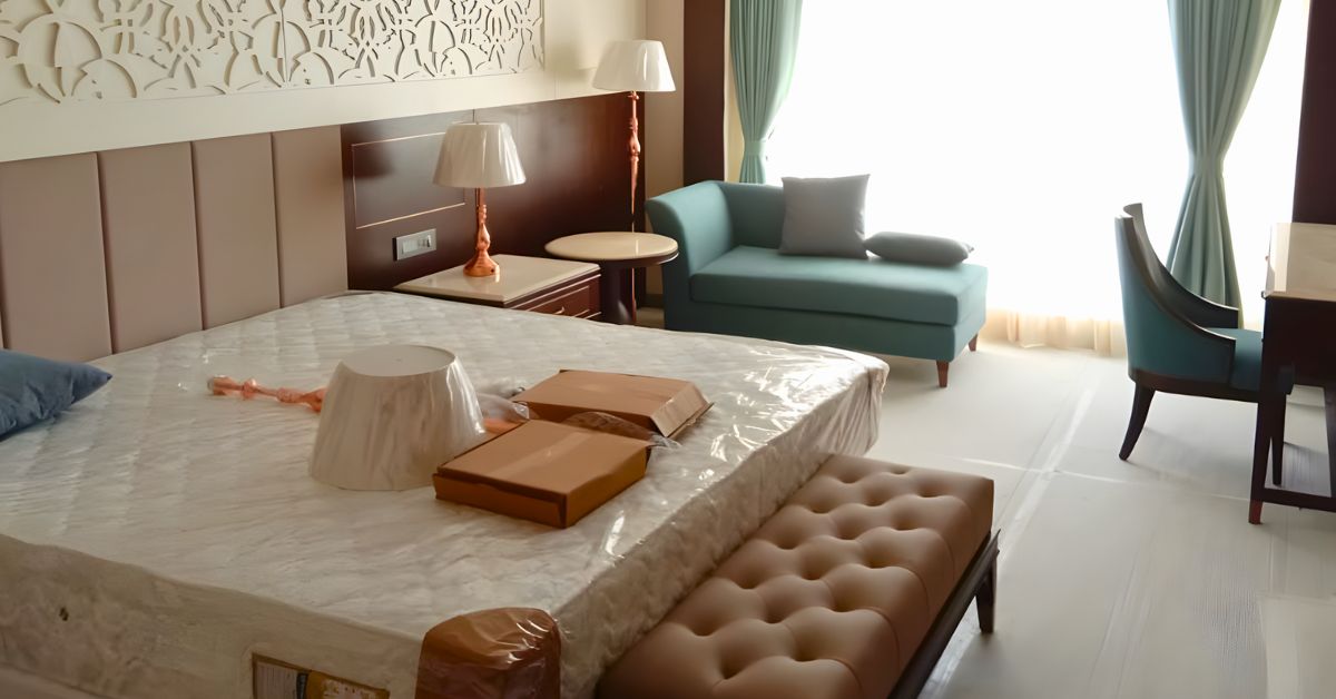 hotel furniture mockup approval