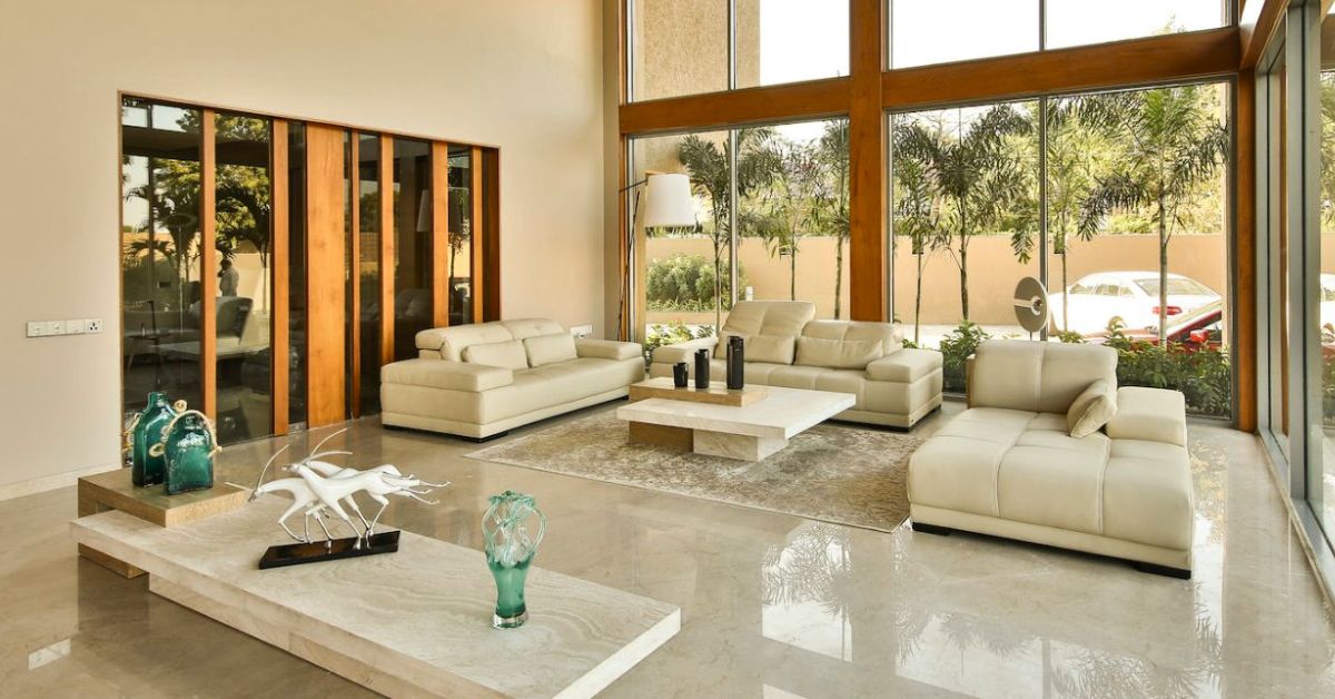 best sofa colour and fabric for Indian living room