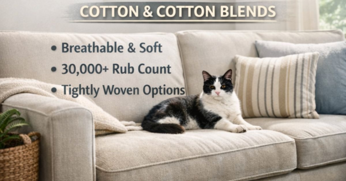 Cotton sofa fabric