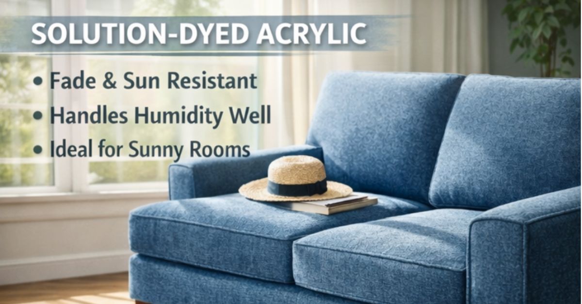 Solution-Dyed Acrylic Sofa Fabric