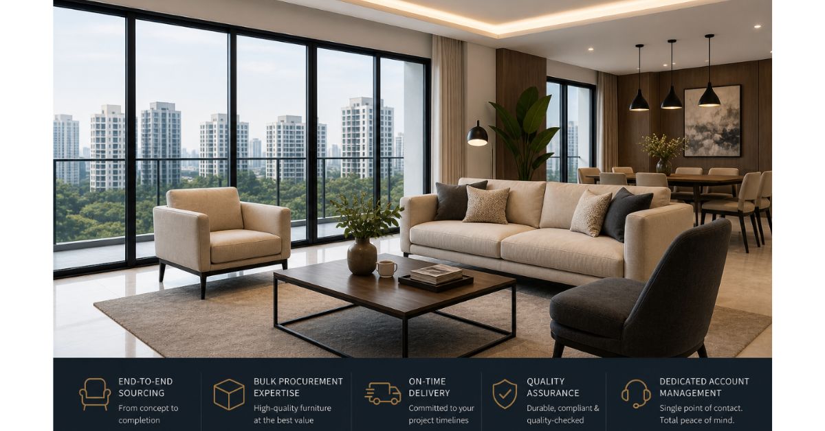 custom furniture manufacturing for developers Bangalore