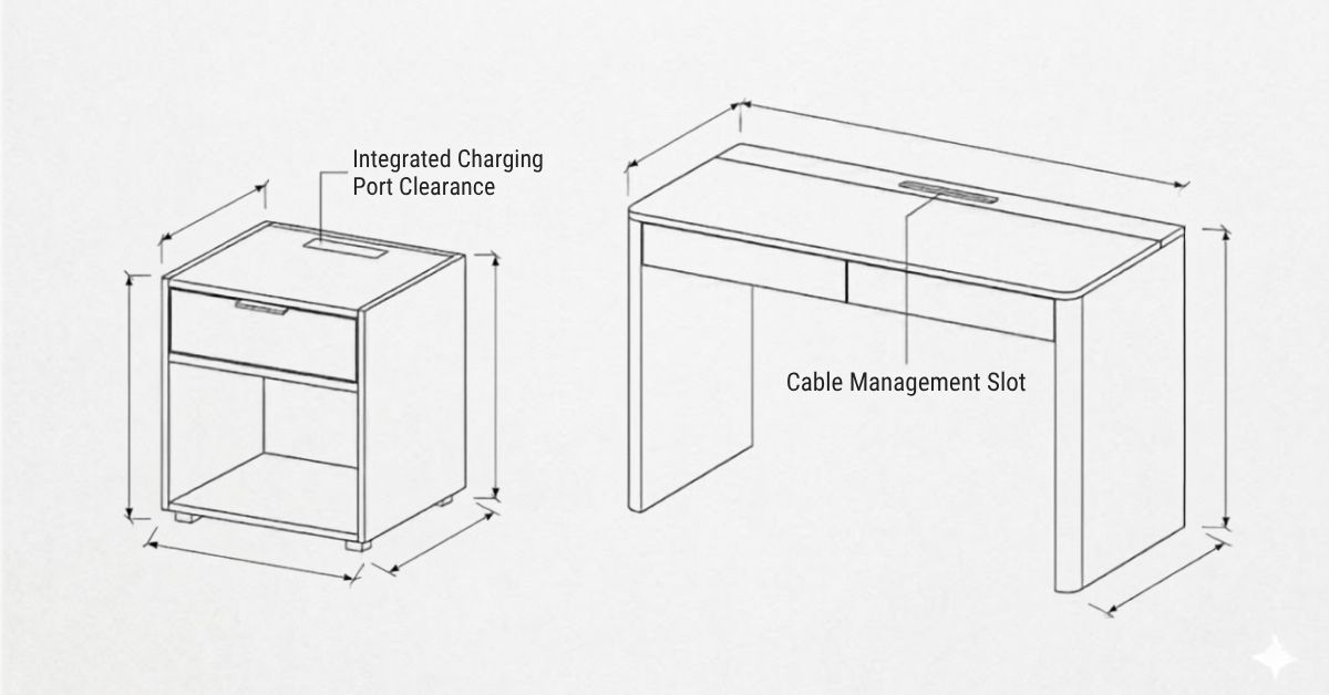 Standard Dimensions for Hotel Casegoods