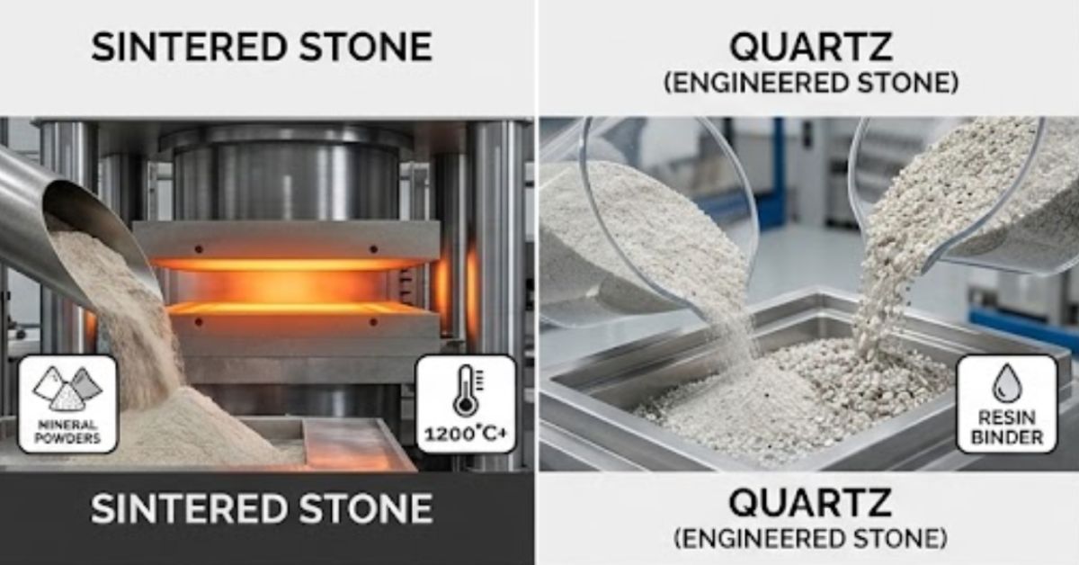 Difference Between Sintered Stone and Quartz