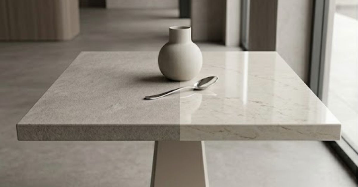 restaurant table surface