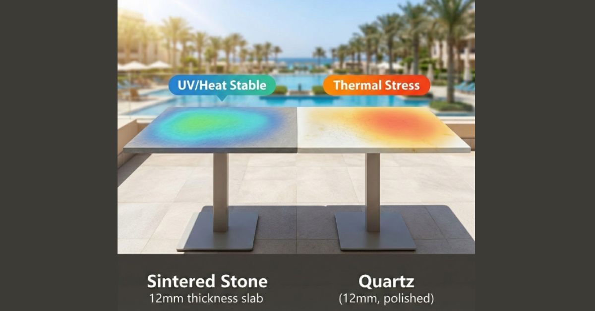 Sintered stone thickness