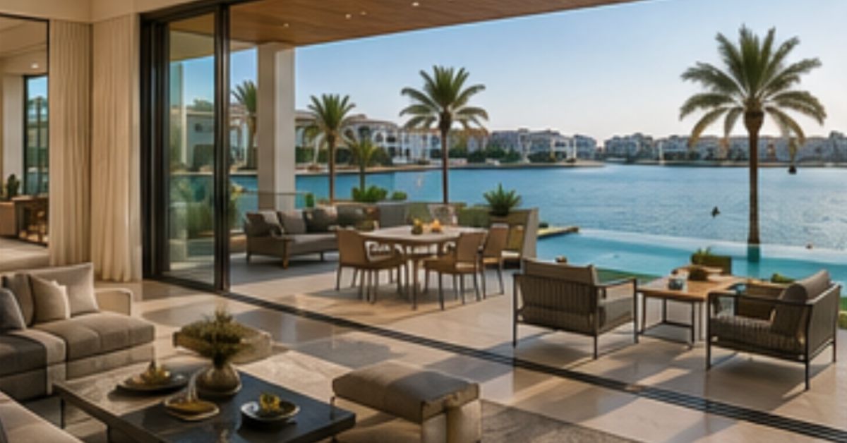 luxury villa furniture layout Dubai