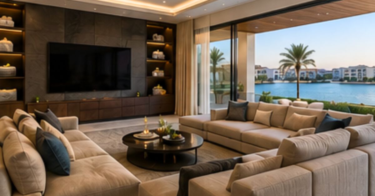 outdoor furniture Palm Jumeirah villa