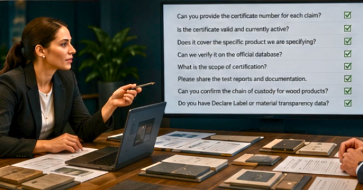 furniture supplier sustainability red flags