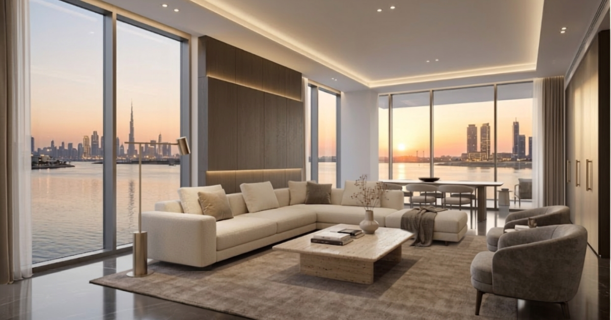 Dubai Creek Harbour interior furniture planning