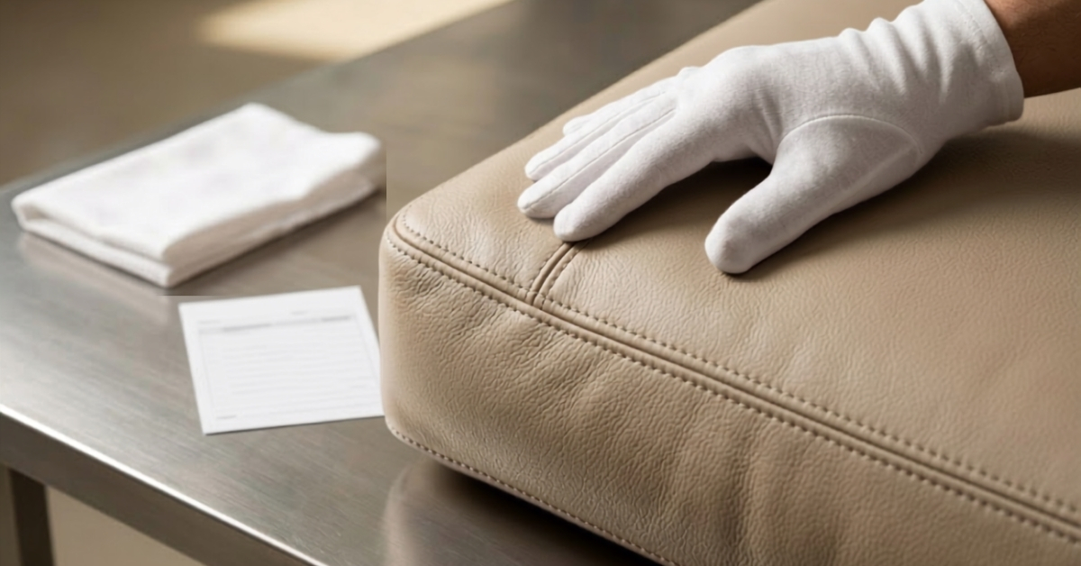 QC inspection before furniture delivery UAE