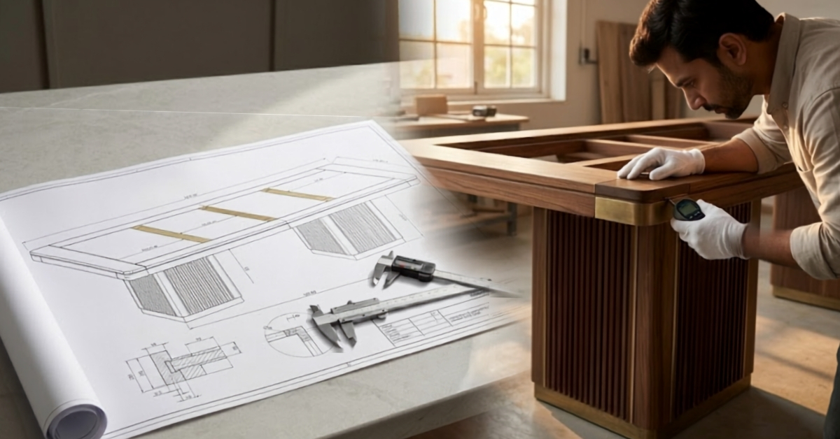 luxury furniture with QC and delivery India