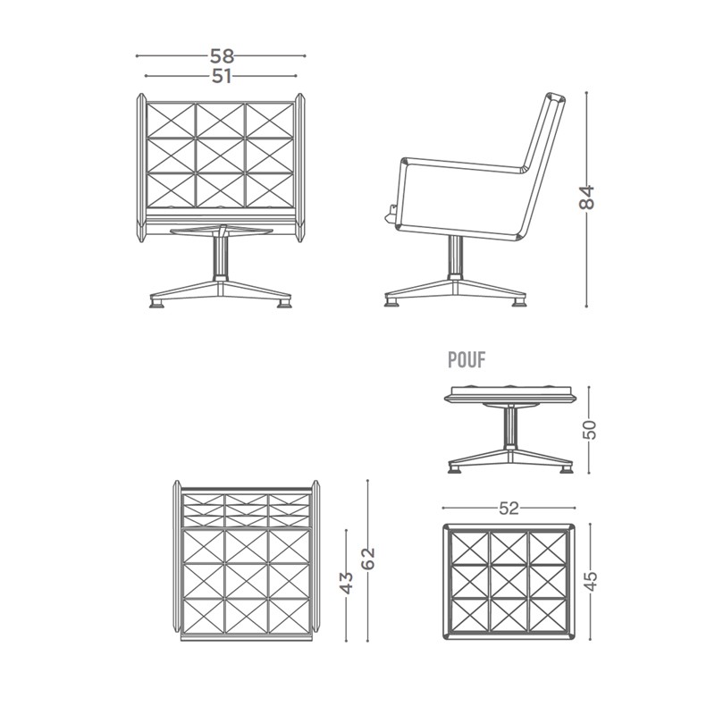 Lounge Chair  - Kontra 