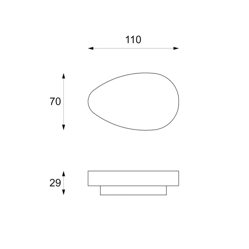 Oval  - Stones 
