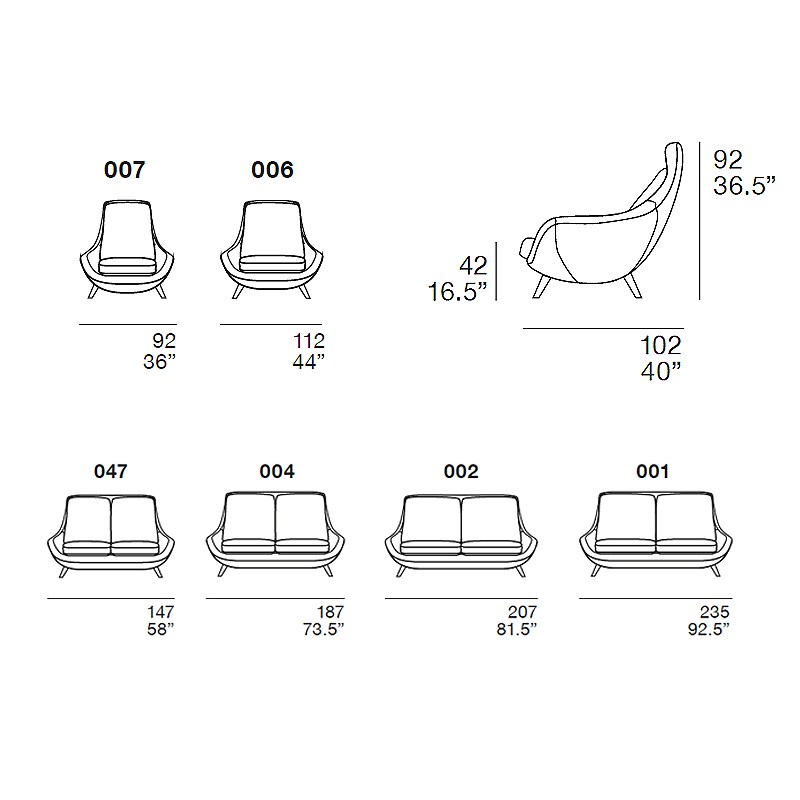 Conchiglia Sofa  - Gorini 