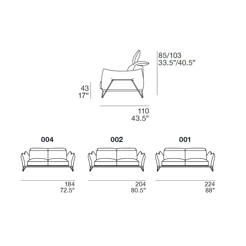 Dagor Sofa  - Gorini 