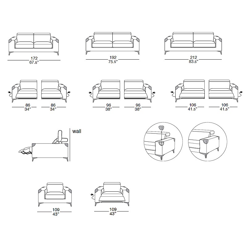 Firenze Sofa  - Gorini 