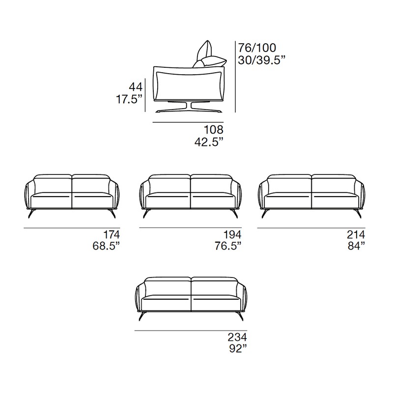 Karol Sofa  - Gorini 