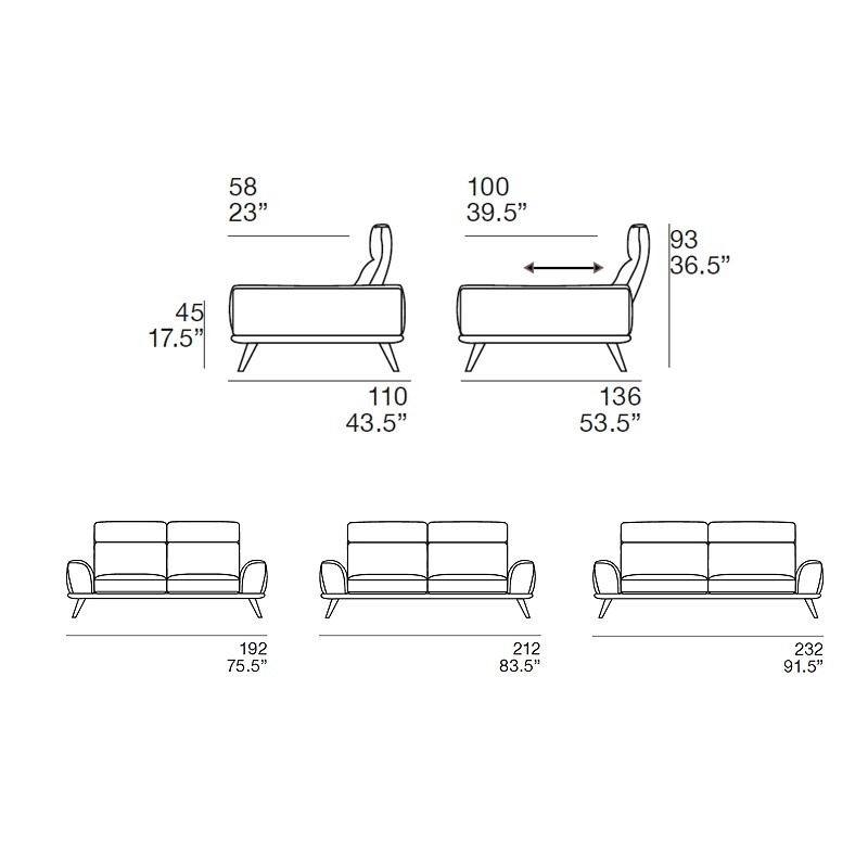 Murano Sofa  - Gorini 